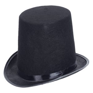 Cilindro extra alto in feltro – 20 cm