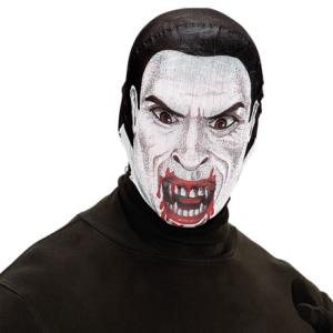 Maschera vampiro in tessuto