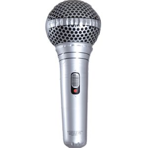 Microfono gonfiabile 25 cm