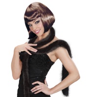 Marabou decorativo nero 2 m