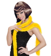 Marabou decorativo giallo 2 m