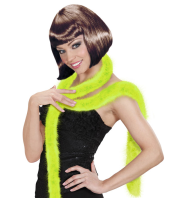 Marabou decorativo verde 2 m