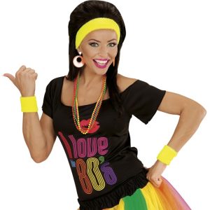 Set fasce gialle fluorescenti