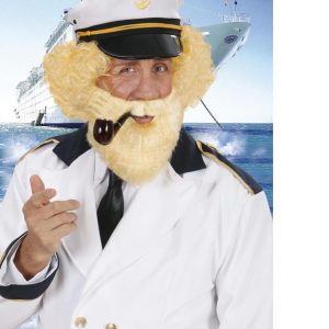 Barbe con baffi caratteriali bionda