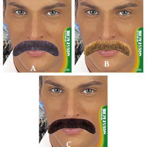 Baffi gentleman adesivi