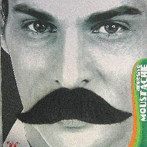 Baffi re adesivi – neri