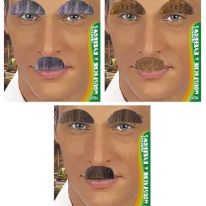 Baffi e sopracciglia specificare colore