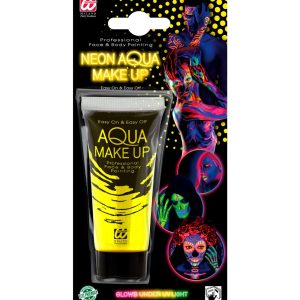 Acqua make-up giallo fluorescente