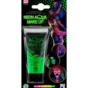 Acqua make-up verde fluorescente