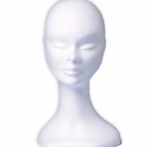Testina bianca in polistirolo
