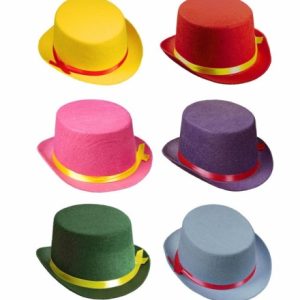 Cilindri ass. in 6 colori – in feltro –