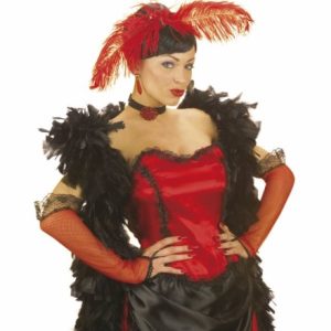 Guanti a rete dama del saloon rossi 33 c