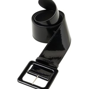 Cintura in vinile nera