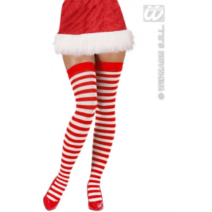 Parigine rigate bianche-rosso 70den