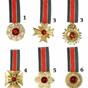 Onorificenza con gemma ass. in 6modelli