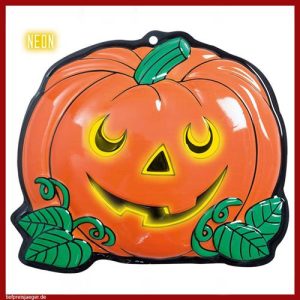 Zucche 3d fluorescenti 25×22 cm