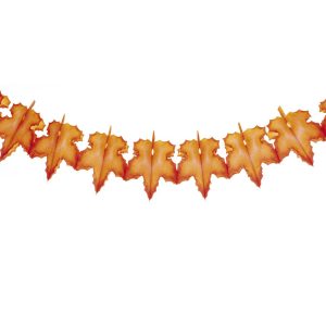 Festone foglie autunnali h 22 cm- 4 m