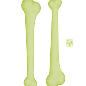 Ossa maracas fosforescenti set da 2 -23