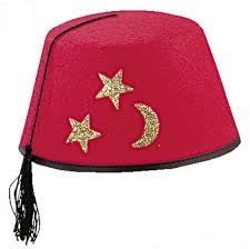 Cappello fez rosso o nero