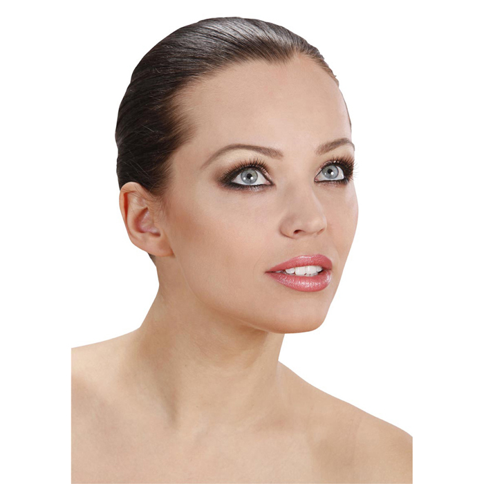 Ciglia nere misto punte corte e lunghe