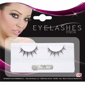 Ciglia nere con punte lunghe