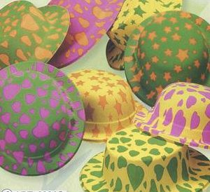 Cilindro o bombetta colori neon ass