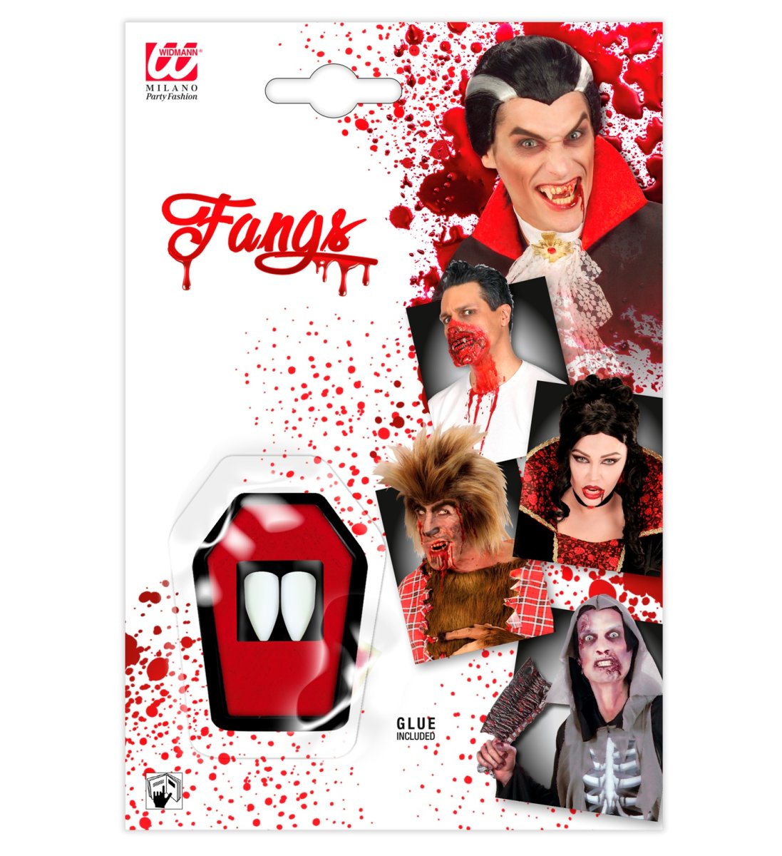 Kit denti vampiro professionali - immagine 2