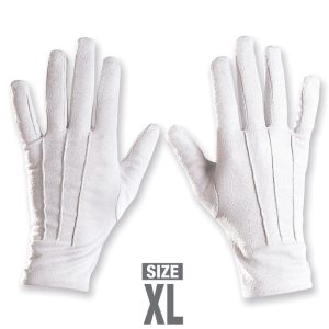 Guanti bianchi misura xl
