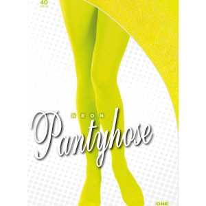 Collant fluorescenti gialli 40 den