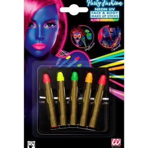 Set da 5 matite trucco fluorescente