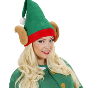 Cappello elfo aiutante di babbo natale