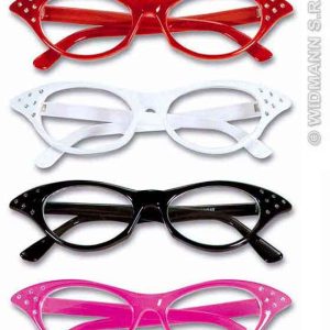 Occhiali anni 60 con strass