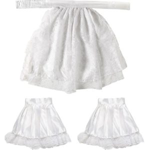 Jabot e polsini in pizzo