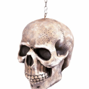 Teschio con catena da appendere 20 cm