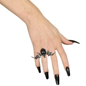 Anello gotico pipistrello adulto halloween