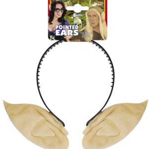 Cerchietto orecchie appuntite color carne