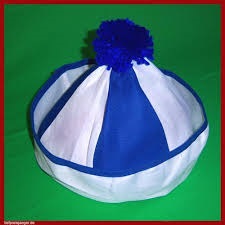 Cappello marinaio bianco blu