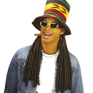 Cilindro rasta jamaicano con dreadlocks