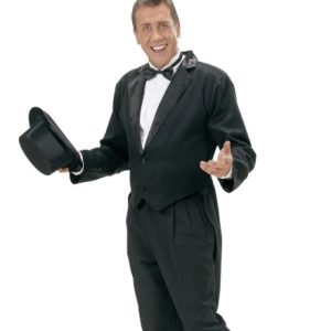 Frac uomo nero foderato in raso