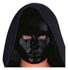 Maschera viso medio nera
