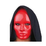 Maschera viso medio rosso
