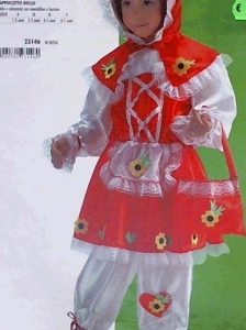 Vestito cappucetto rosso