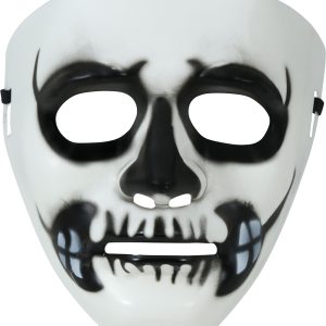 Maschera bianca scheletro horror