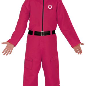 Costume da gamer cappuccio rosso