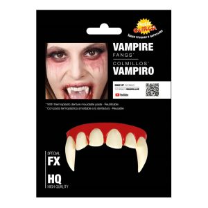 Denti vampiro con pasta termoplastica