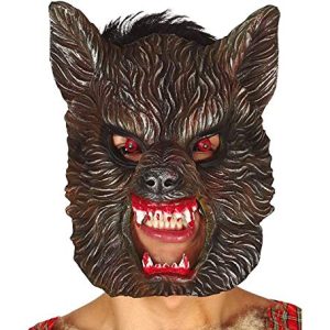 Maschera mezzo viso da lupo