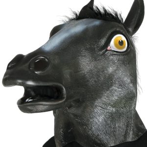 Maschera cavallo nero