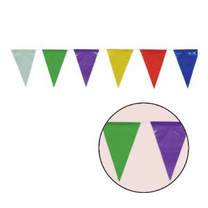 50 metri di bandierine in plastica