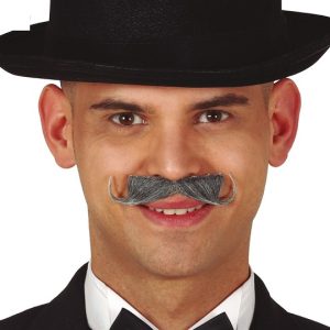 Baffi imperiali grigi