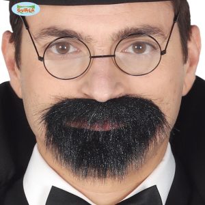 Pizzetto nero con adesivo